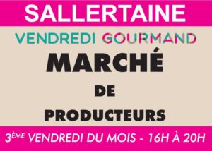 marché de producteurs 16 h – 20h, Tous les vendredis de Juillet et Août, Sallertaine