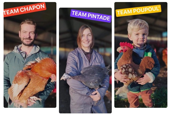 la Ferme en Bocage, volaille de Noël, Les Essarts en Bocage