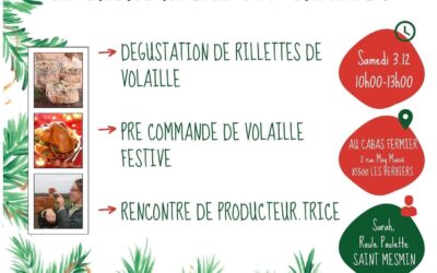 COMMANDE VOLAILLE FESTIVE, Au cabas fermier, les Herbiers