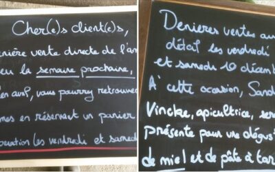 Pause vente au détail, dégustation miel et autres, le Bon Maché, Maché