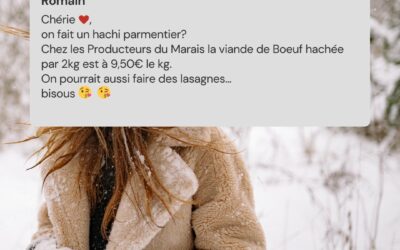 Viande hachée, Les Producteurs du Marais, Fontaines