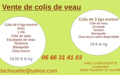Colis, GAEC La bichouette Ferme Bio, Saint-Hilaire-de-Talmont