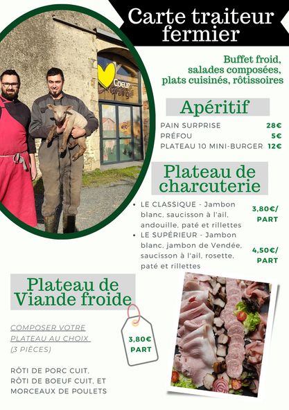 Traiteur Fermier, Coeur de Grange, Coex