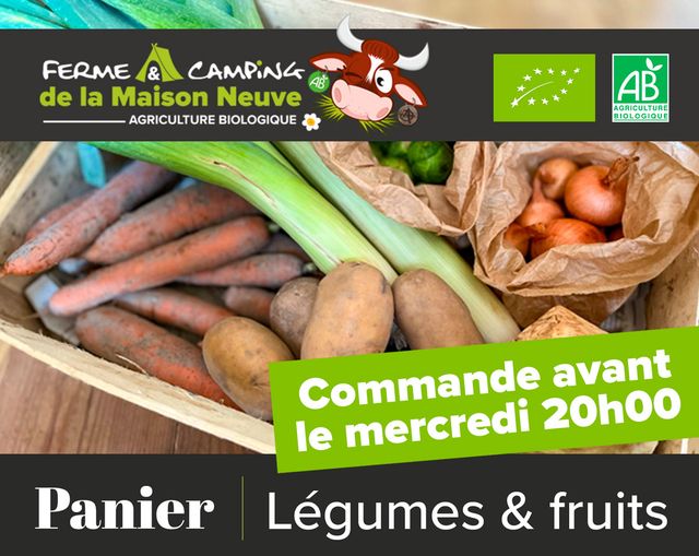 Ferme la Maison Neuve, PANIERS LÉGUMES FRUITS, Commande aujourd’hui avant 20h00