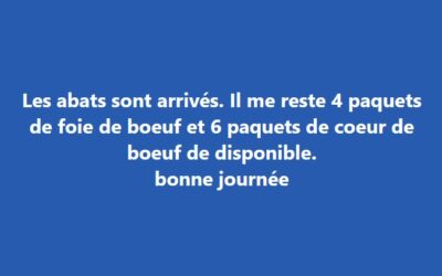 Promo abats, La Bichouette, Saint-Hilaire-de-Talmont