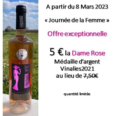 Promo Rosé, Vignoble Daheron, Corcoué sur Logne
