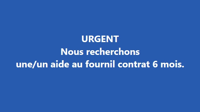 URGENT Nous recherchons une/un aide au fournil contrat 6 mois. La Ferme du Tamarin, Saint Jean de Monts