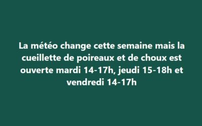 Cueillette, Les Jardins d’Herbauges, Les Herbiers