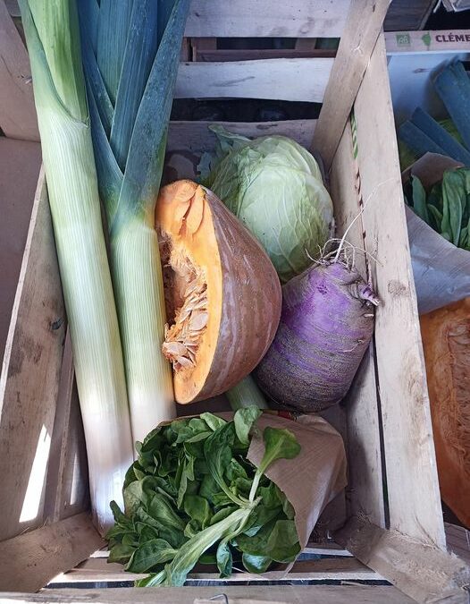 Panier de la semaine, Jardins d’Herbauge, les Herbiers