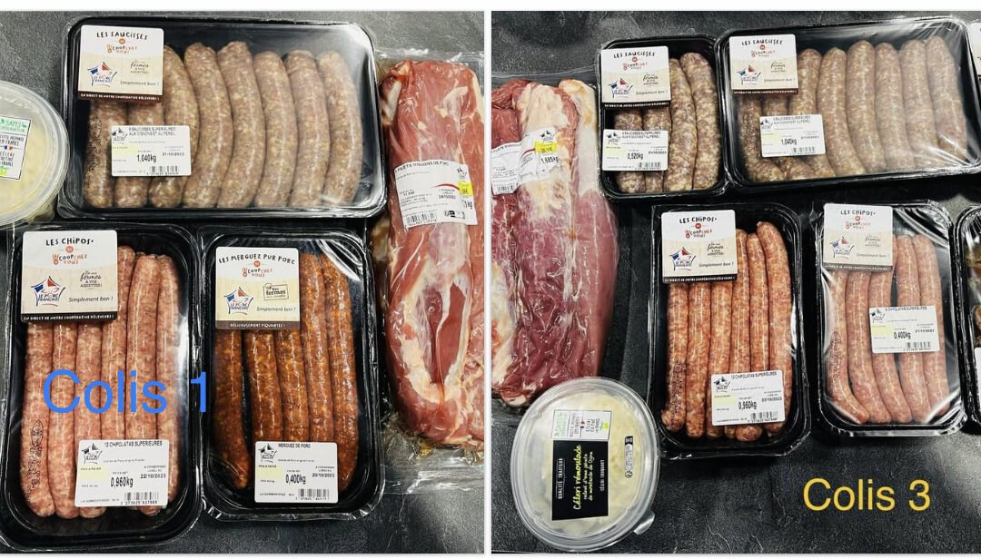 21/10/2023 Colis viande, Maché
