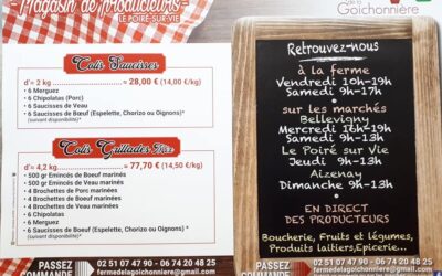 viande – ferme la goichoniere – Poiré sur vie