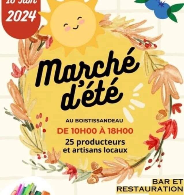 Les herbiers, marché, 16 juin