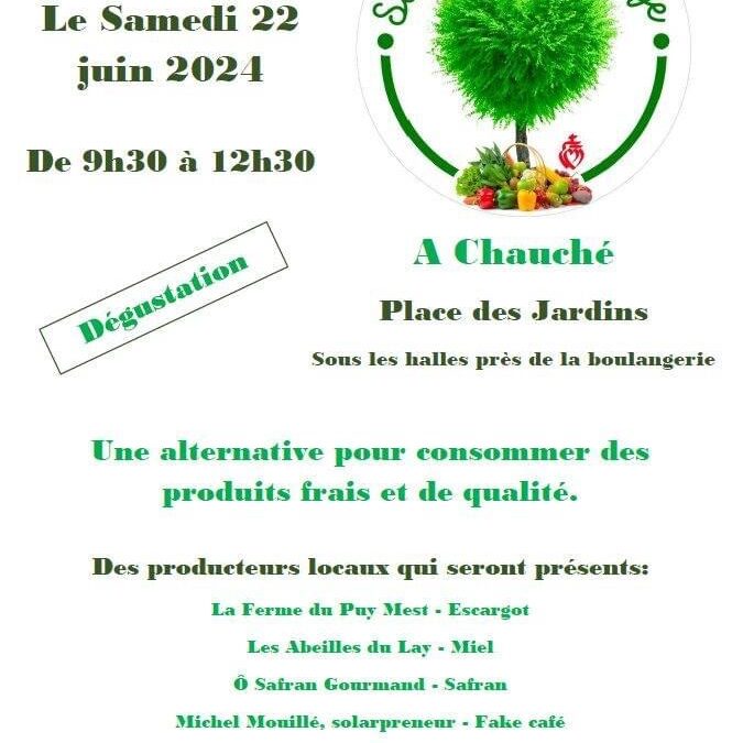 Chauché, marché , 22 juin