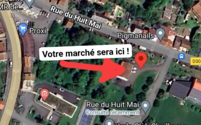 Chaillé-les Marais, marché de producteur