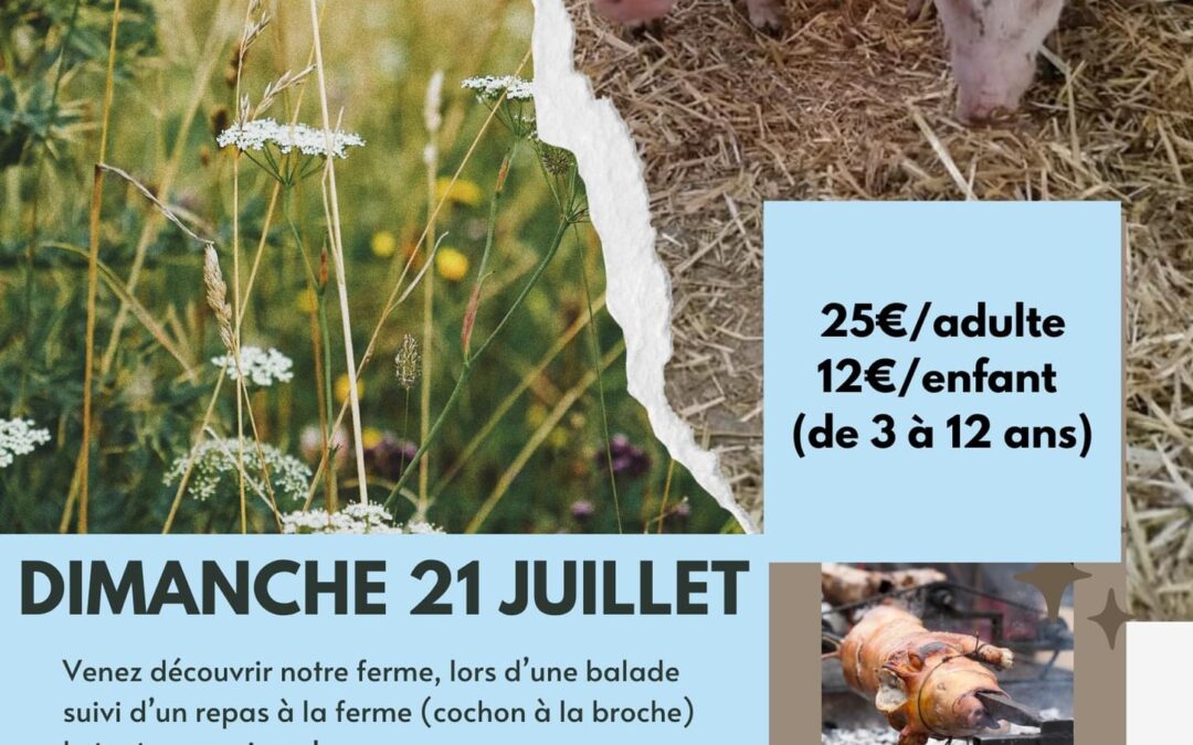 Saint-Mathurin, petit dej à la ferme, la ferme du cap vert, 21 juillet